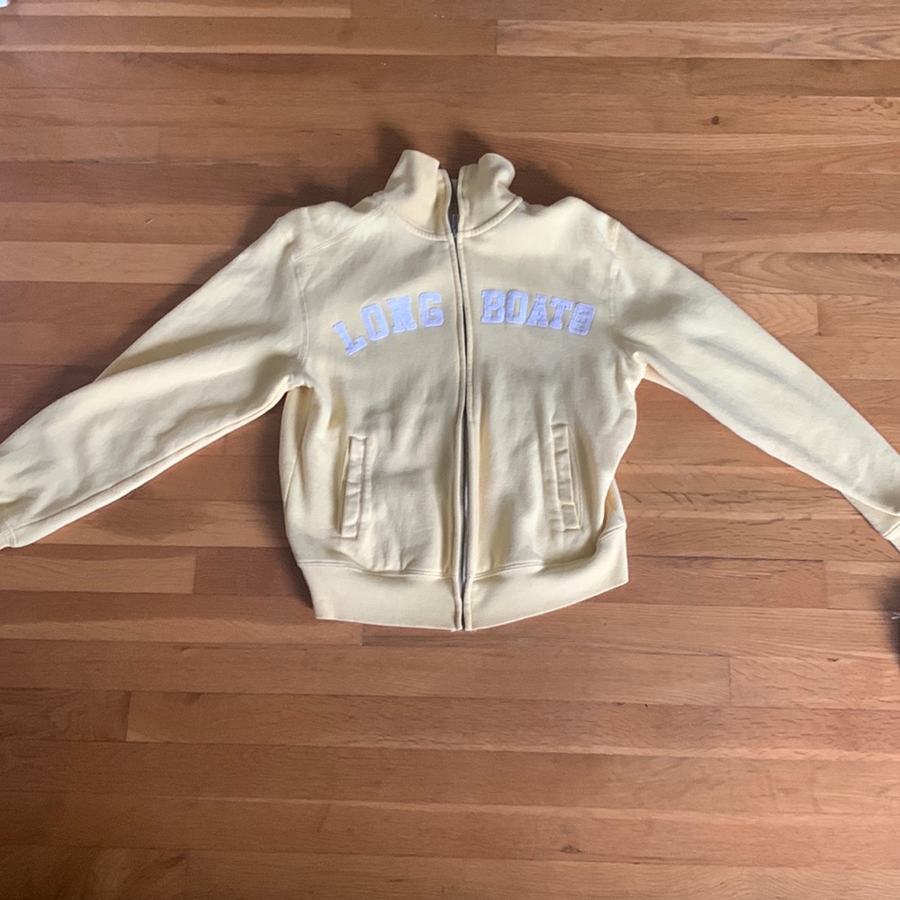 Long boat key zip up hoodie